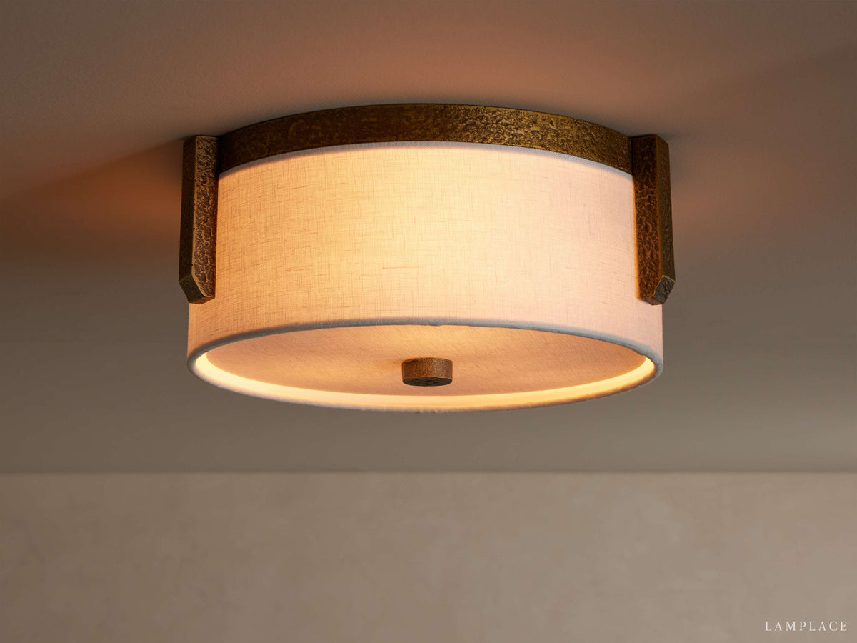 Emmet Geometric Frame Flush Mount