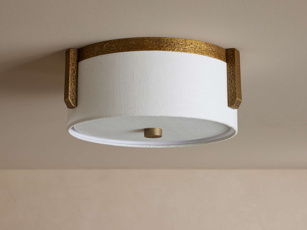 Emmet Geometric Frame Flush Mount