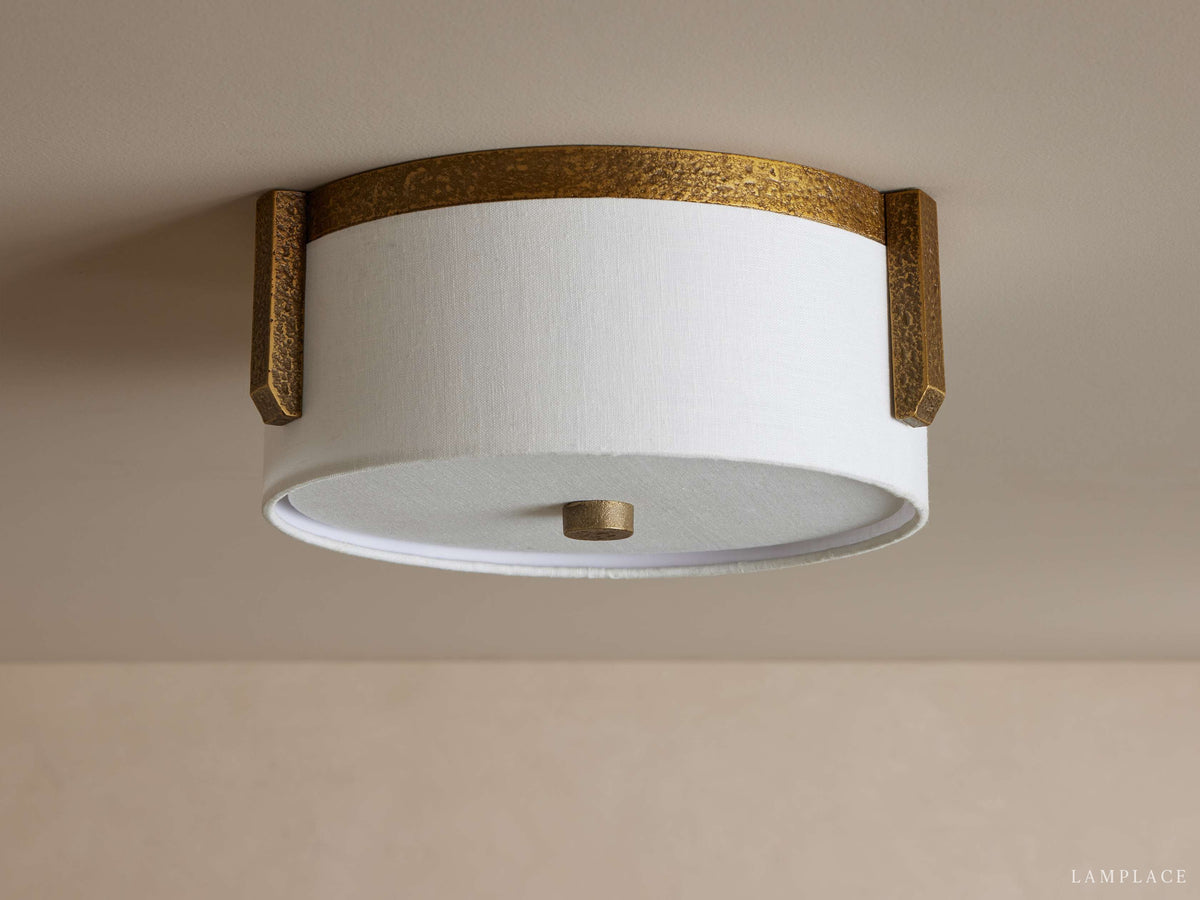 Emmet Geometric Frame Flush Mount