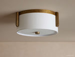 Emmet Geometric Frame Flush Mount