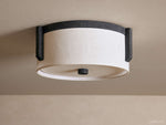 Emmet Geometric Frame Flush Mount