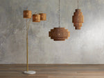 Paloma Handcrafted Rattan Tiered Chandelier