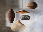 Paloma Handcrafted Rattan Tiered Chandelier