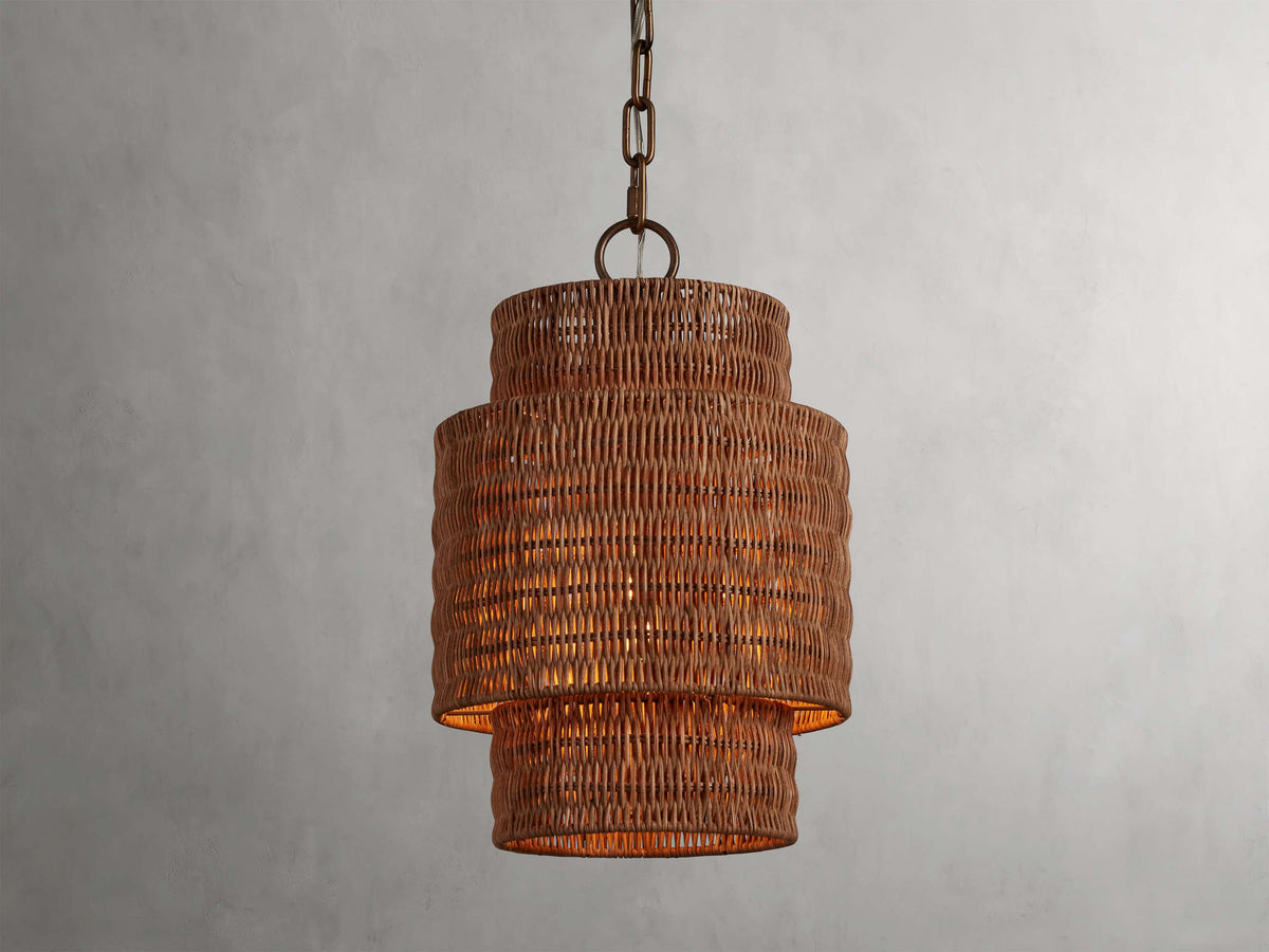 Paloma Handcrafted Rattan Pendant Light