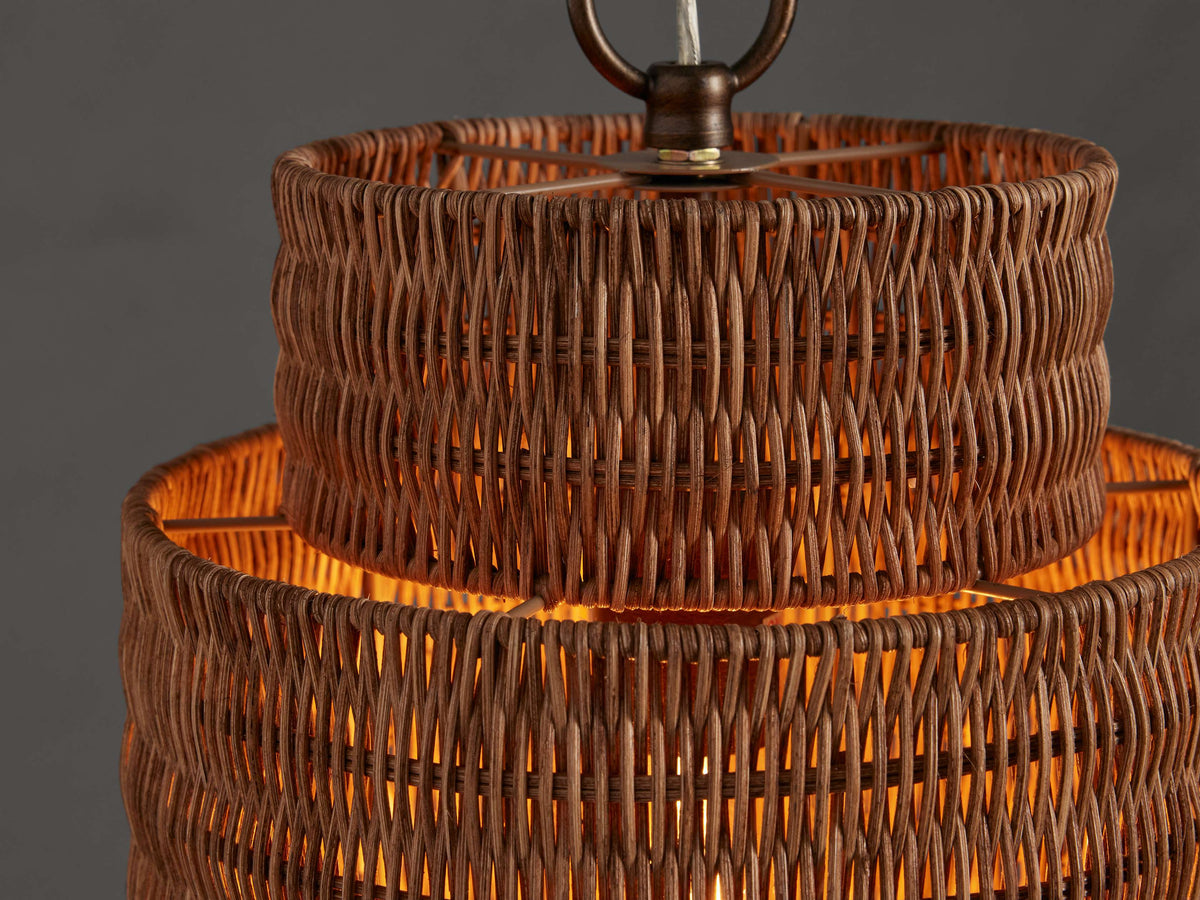 Paloma Handcrafted Rattan Pendant Light