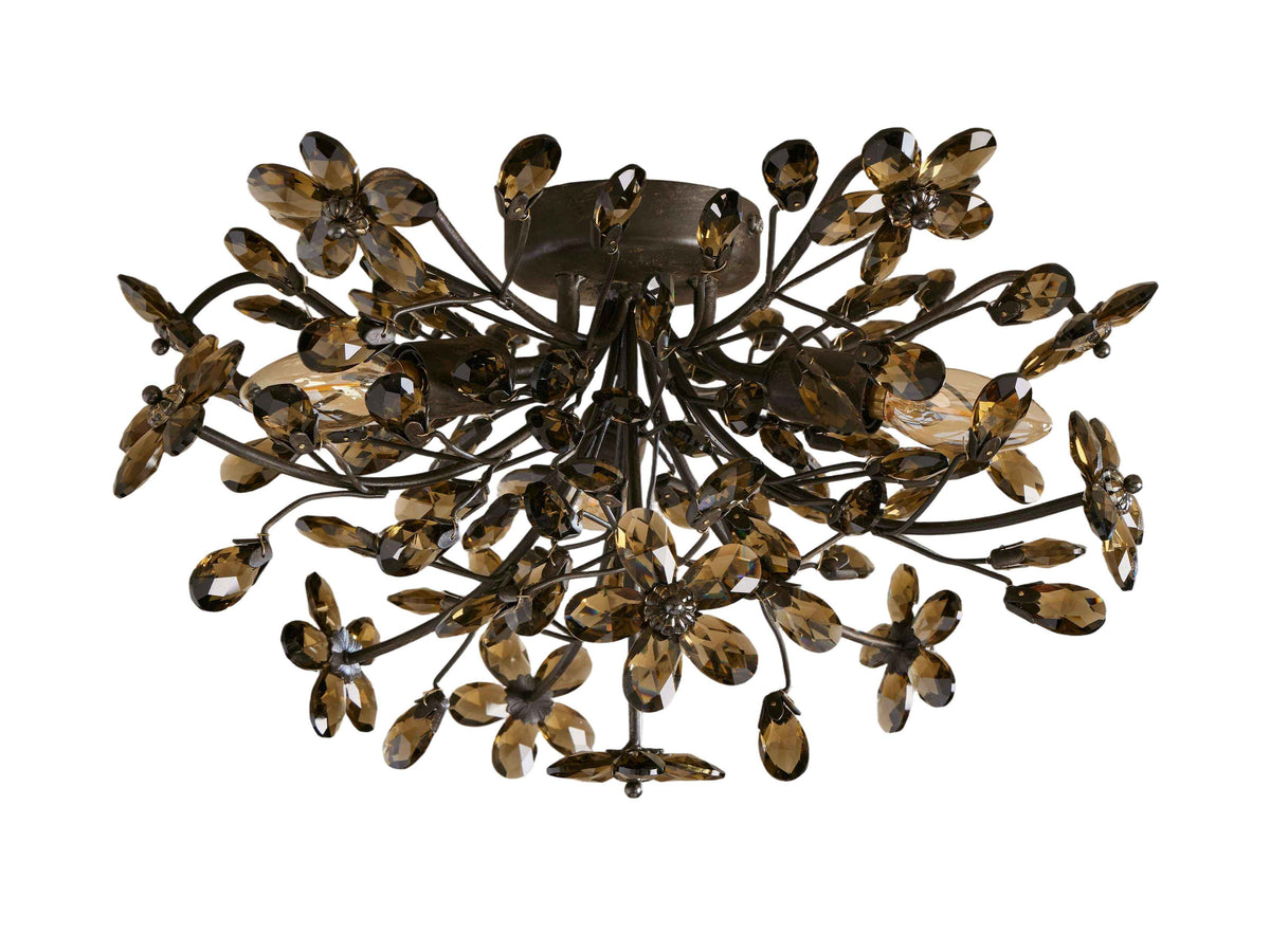 Fiore Sculpted Petals Flush Mount