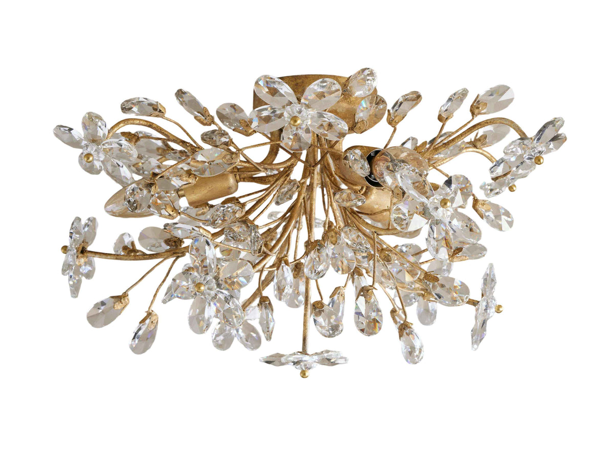 Fiore Sculpted Petals Flush Mount