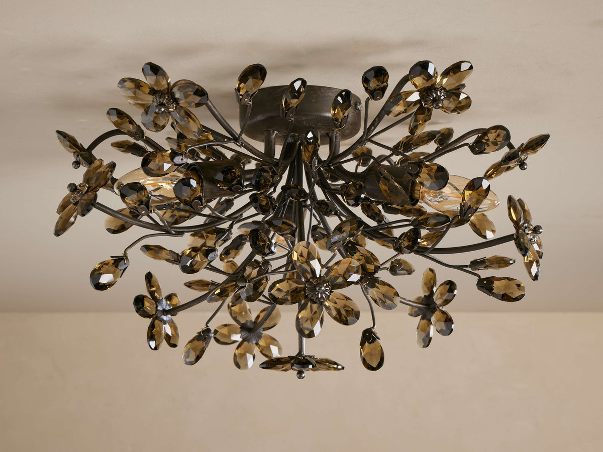 Fiore Sculpted Petals Flush Mount