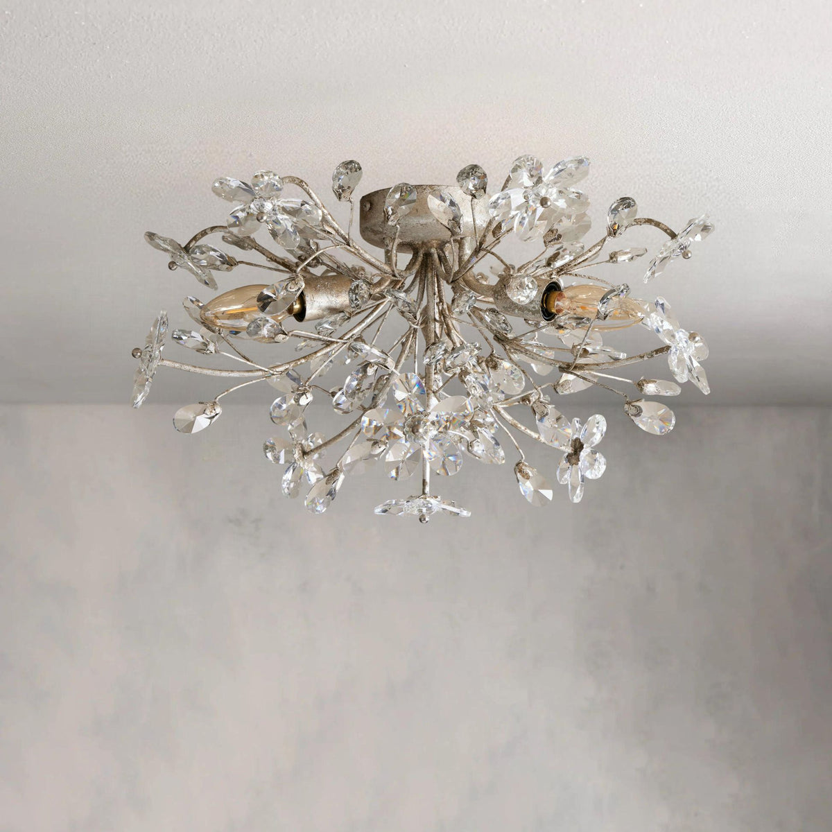 Fiore Delicate Flower Flush Mount