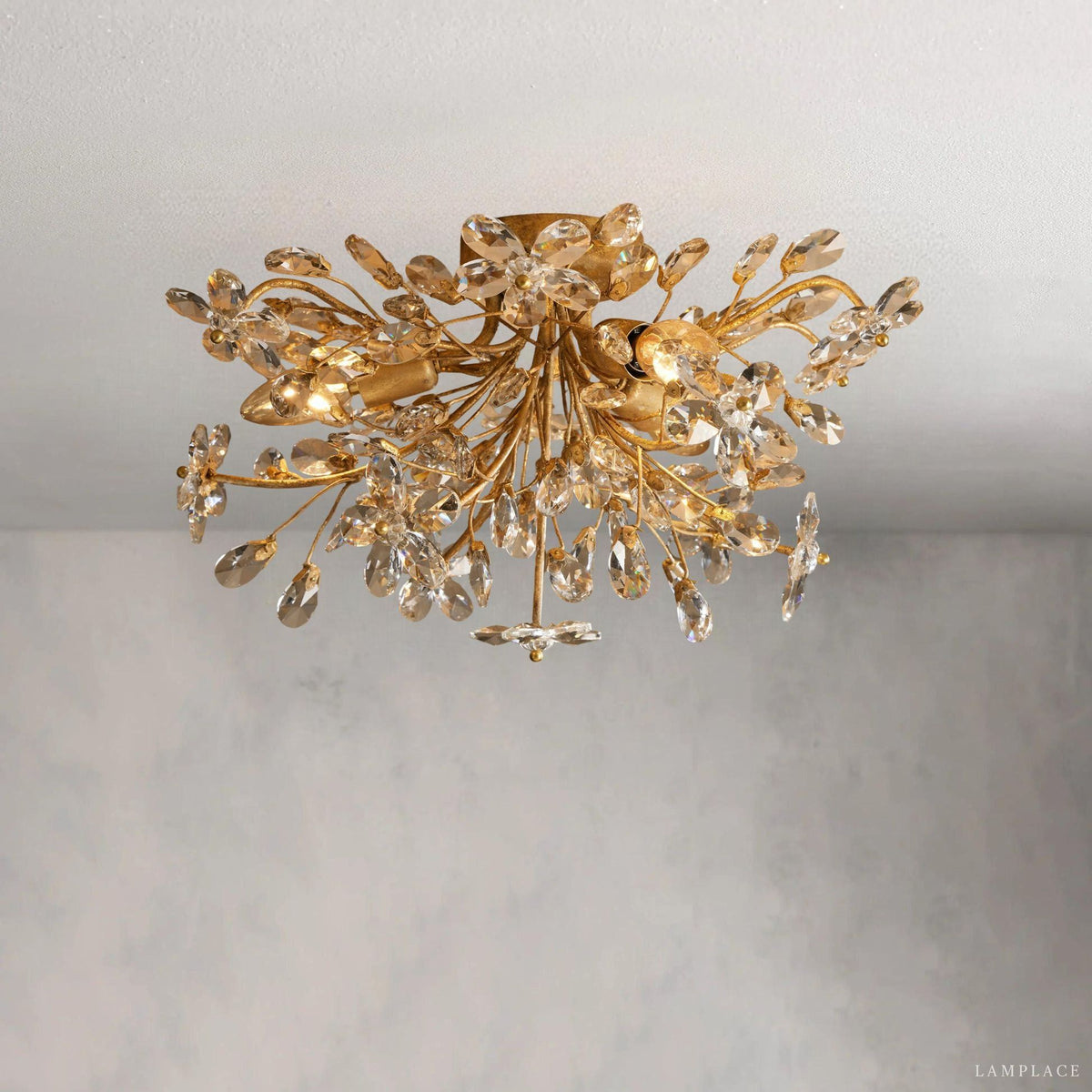 Fiore Delicate Flower Flush Mount