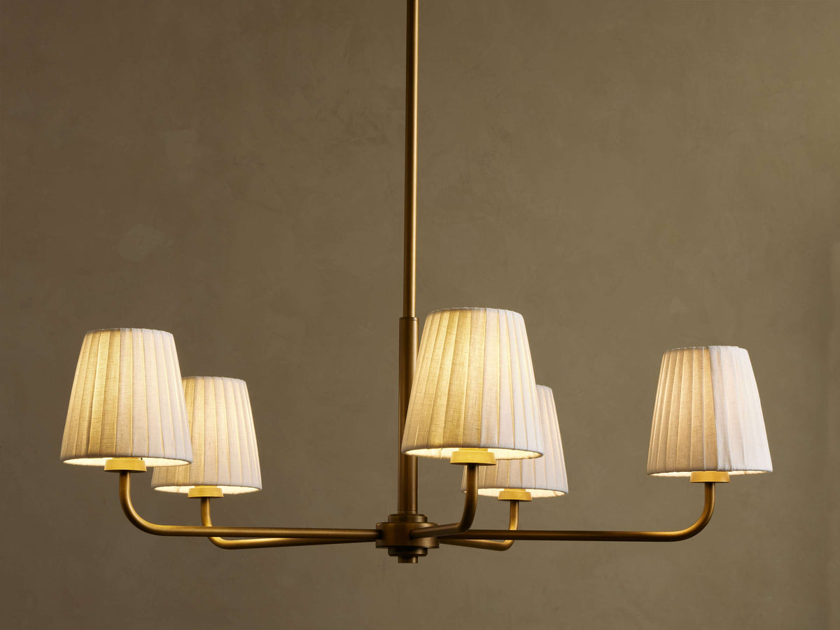 Adria Traditional Torch Round Chandelier