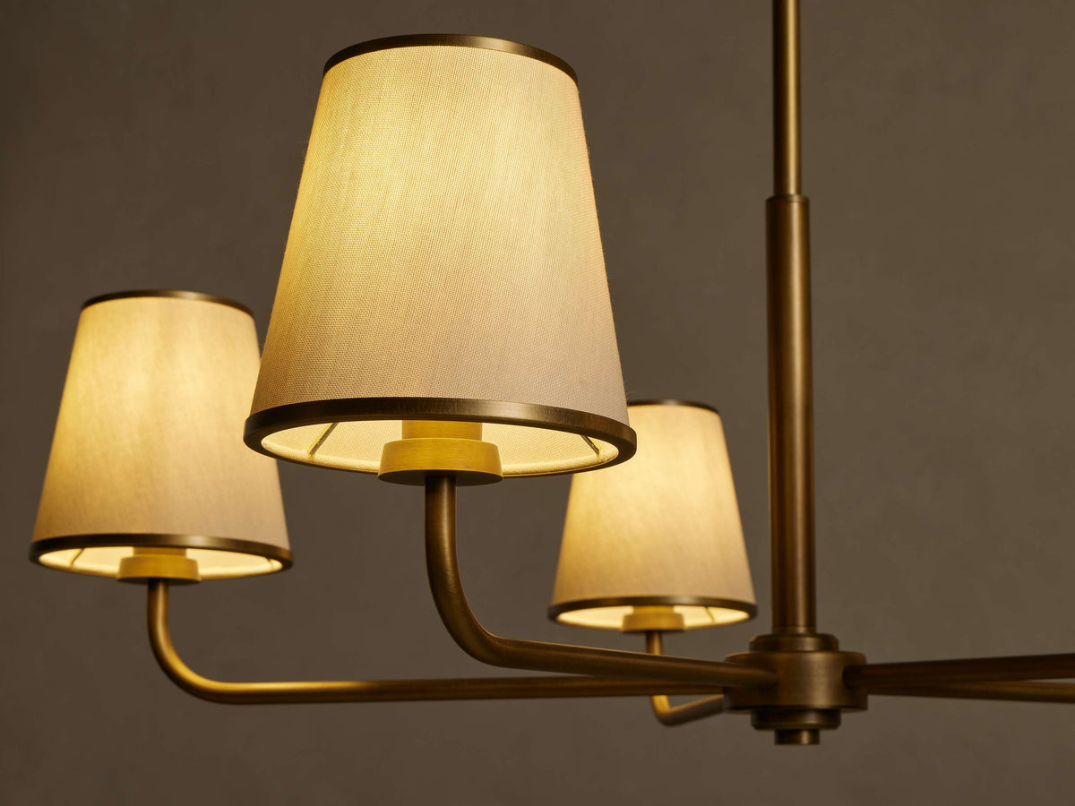 Adria Traditional Torch Round Chandelier