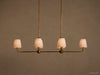 Adria Traditional Torch Double Linear Chandelier