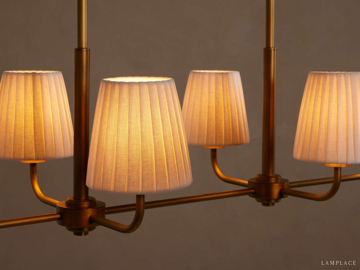 Adria Traditional Torch Double Linear Chandelier