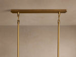 Adria Traditional Torch Double Linear Chandelier