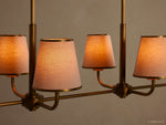 Adria Traditional Torch Double Linear Chandelier