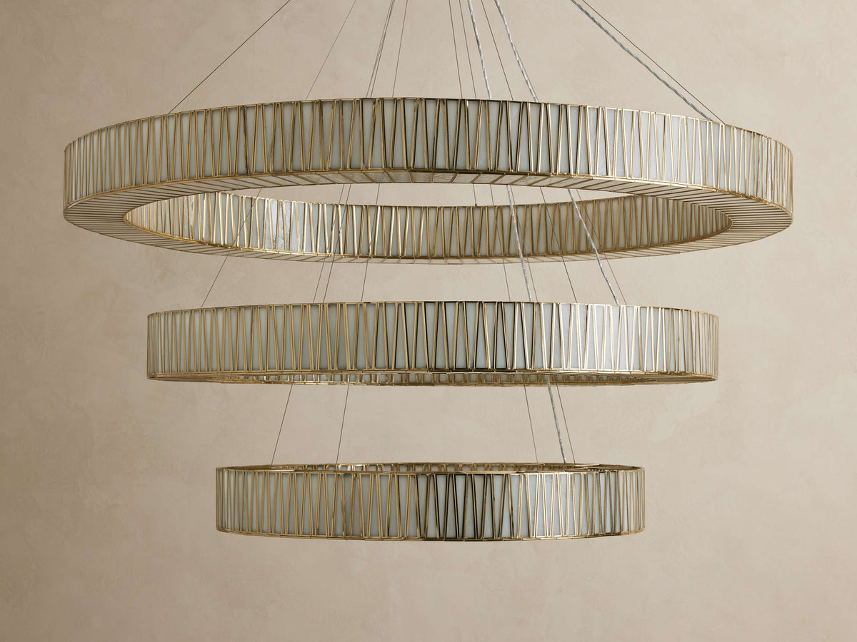 Jeunet Artisan Crafted Three-Tier Round Chandelier
