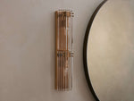 Delsie Reeded Glass Wall Sconce