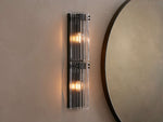 Delsie Reeded Glass Wall Sconce