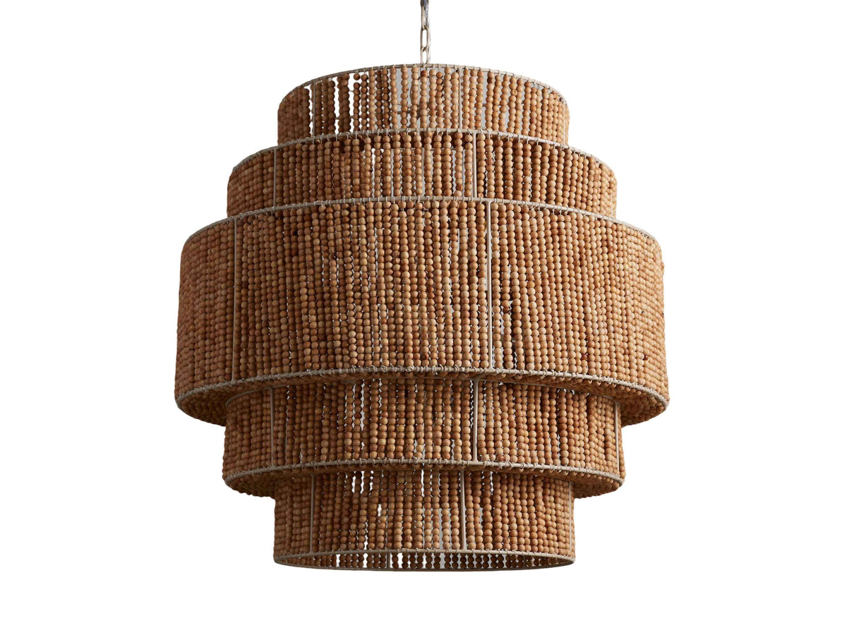 Kash Ornate Beaded Round Chandelier