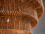 Kash Ornate Beaded Round Chandelier