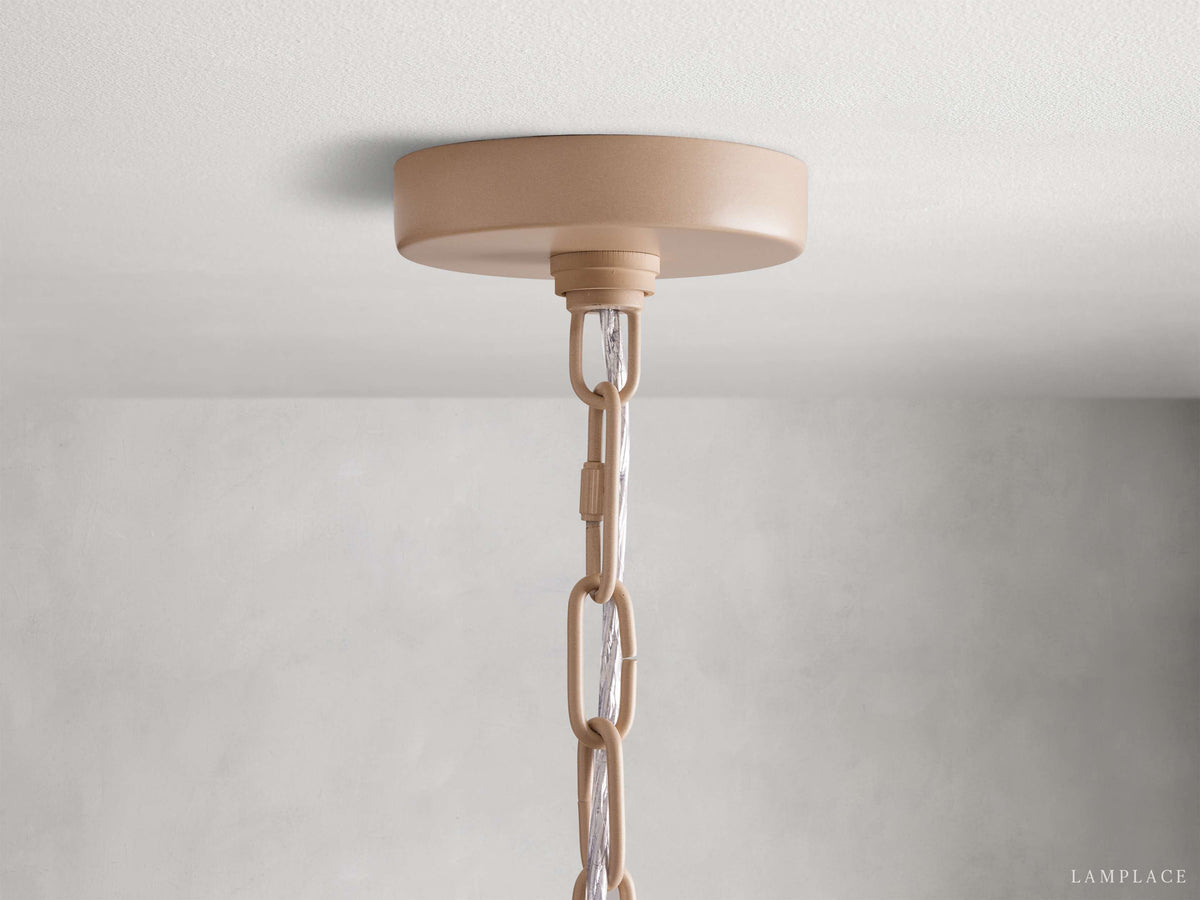 Kash Ornate Beaded Round Chandelier