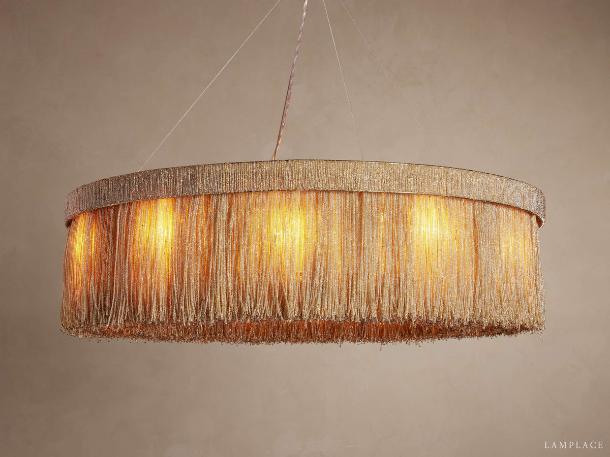 Romilly Beaded Crystal Round Chandelier
