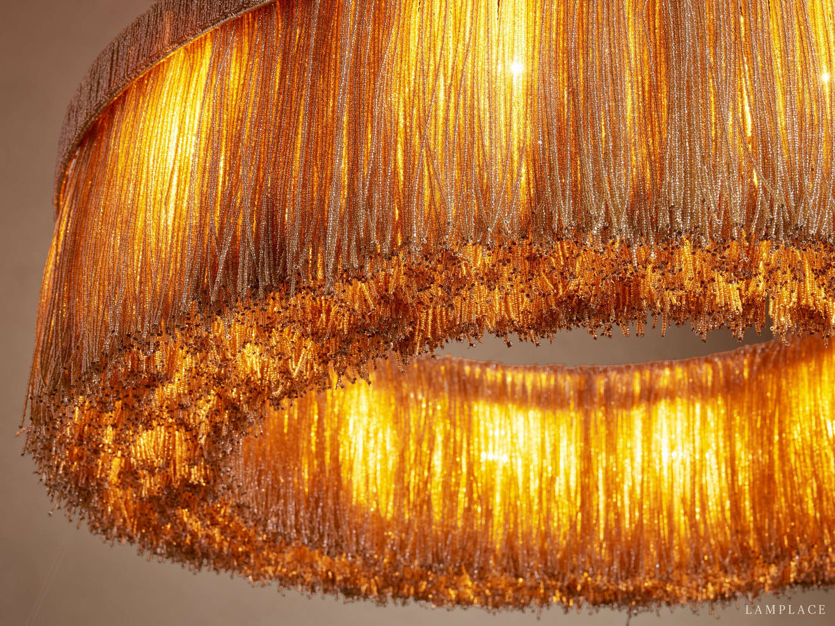 Romilly Beaded Crystal Round Chandelier