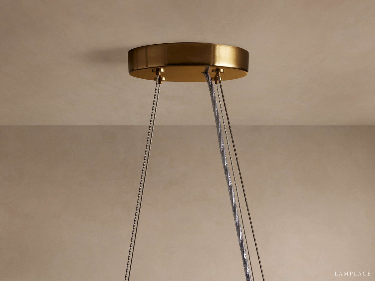 Romilly Beaded Crystal Round Chandelier
