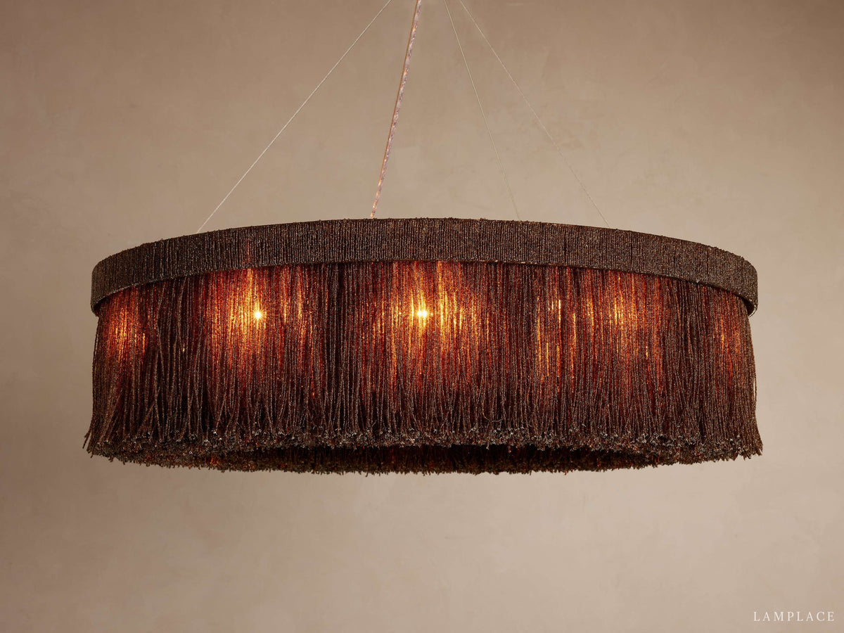 Romilly Beaded Crystal Round Chandelier