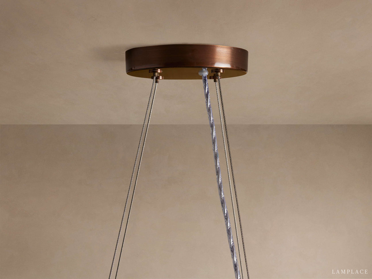 Romilly Beaded Crystal Round Chandelier