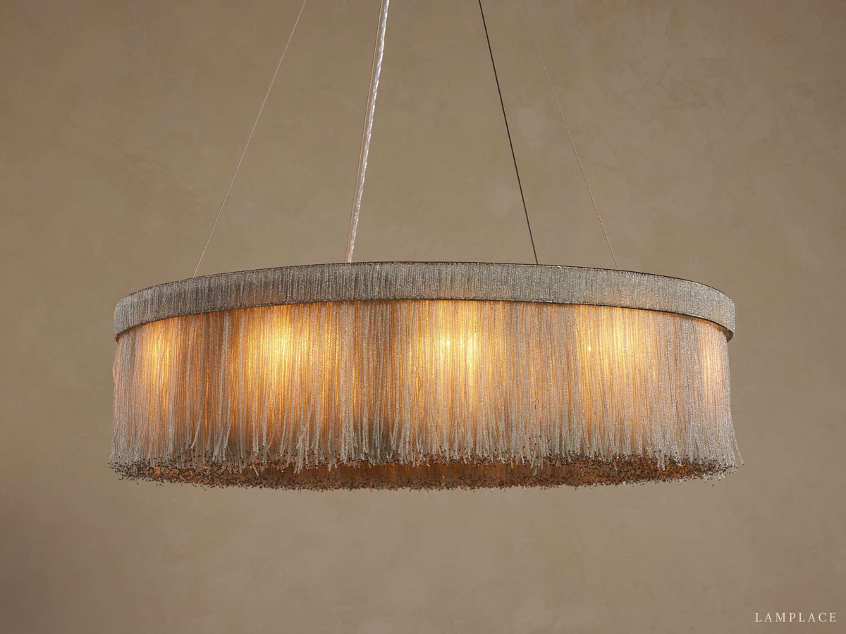 Romilly Beaded Crystal Round Chandelier