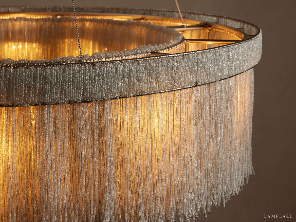 Romilly Beaded Crystal Round Chandelier