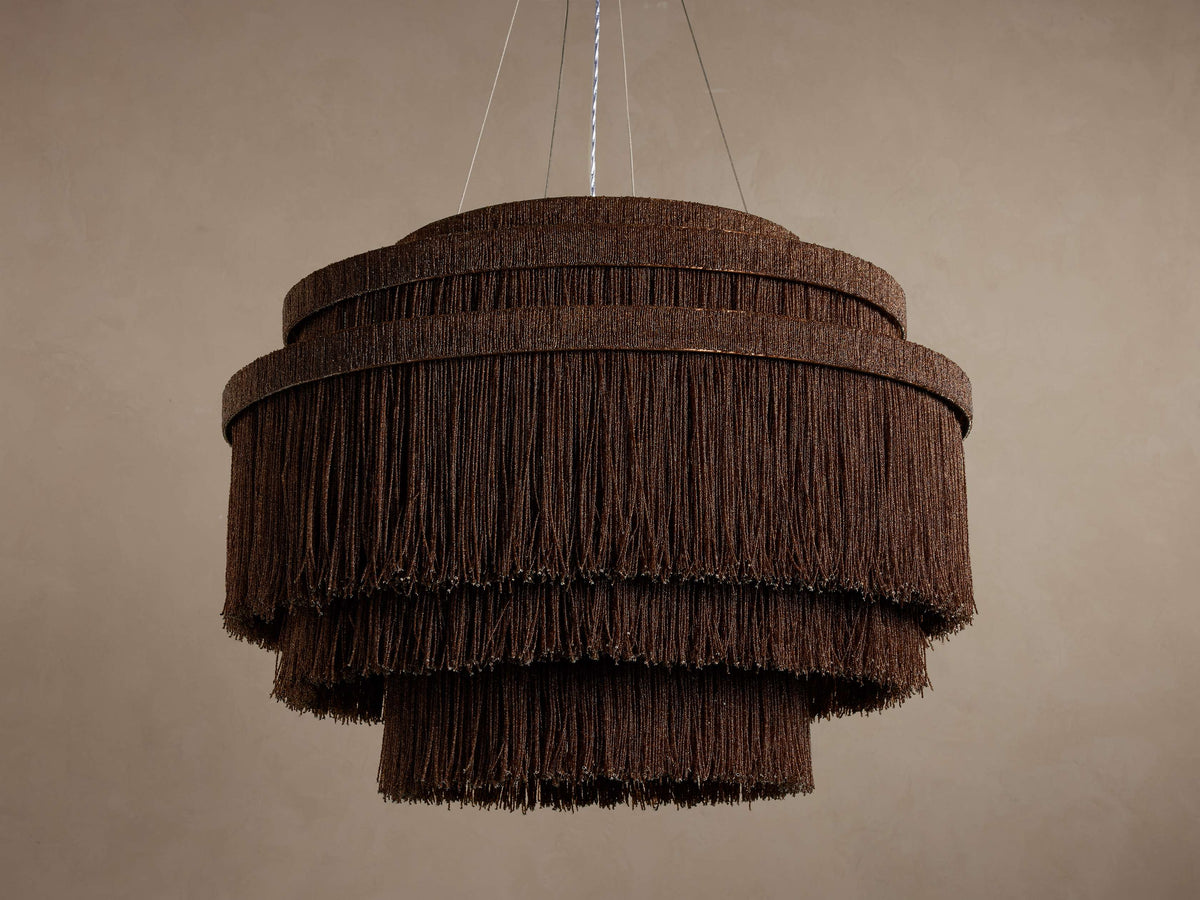 Romilly Beaded Crystal Tiered Chandelier