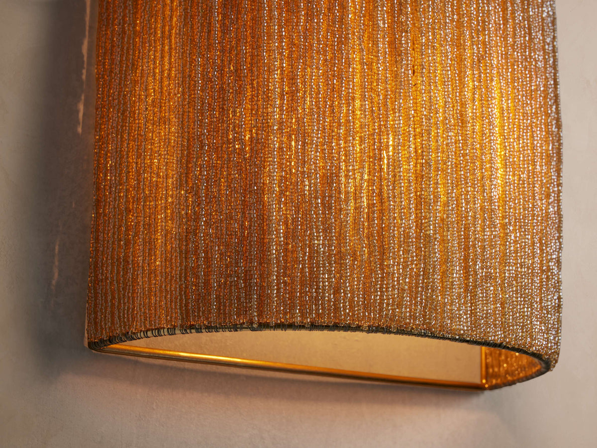 Romilly Beaded Crystal Wall Sconce