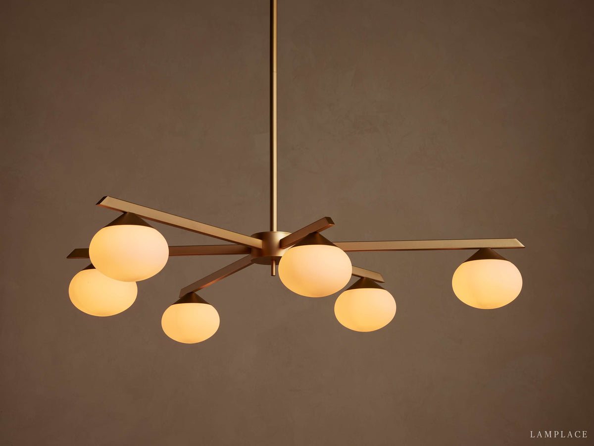 Costella Staggered Vertex Round Chandelier