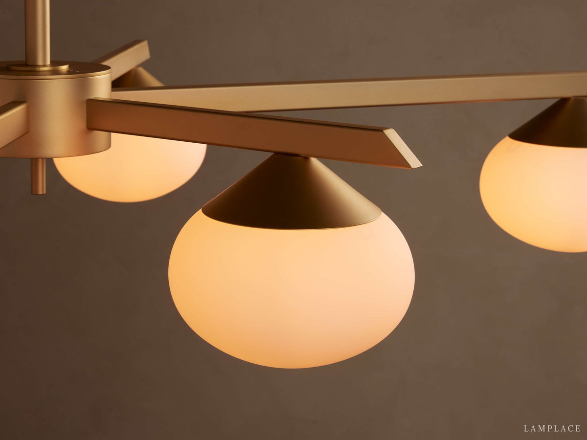 Costella Staggered Vertex Round Chandelier