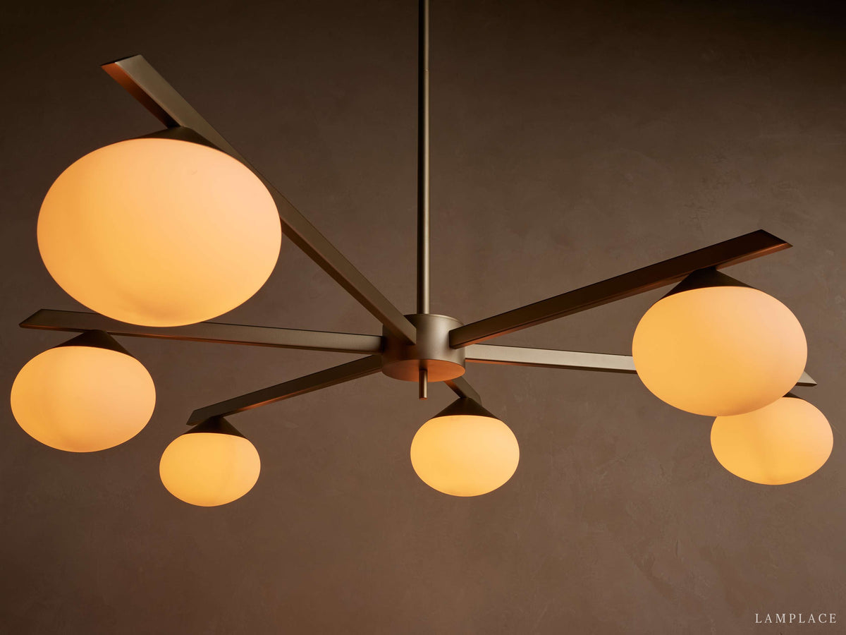 Costella Staggered Vertex Round Chandelier