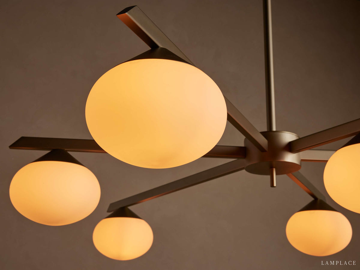 Costella Staggered Vertex Round Chandelier