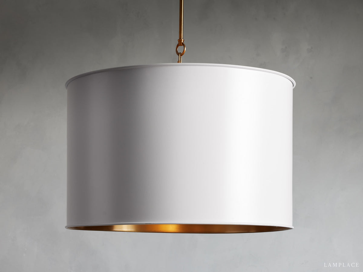 Watley Metallic Drum Pendant Light