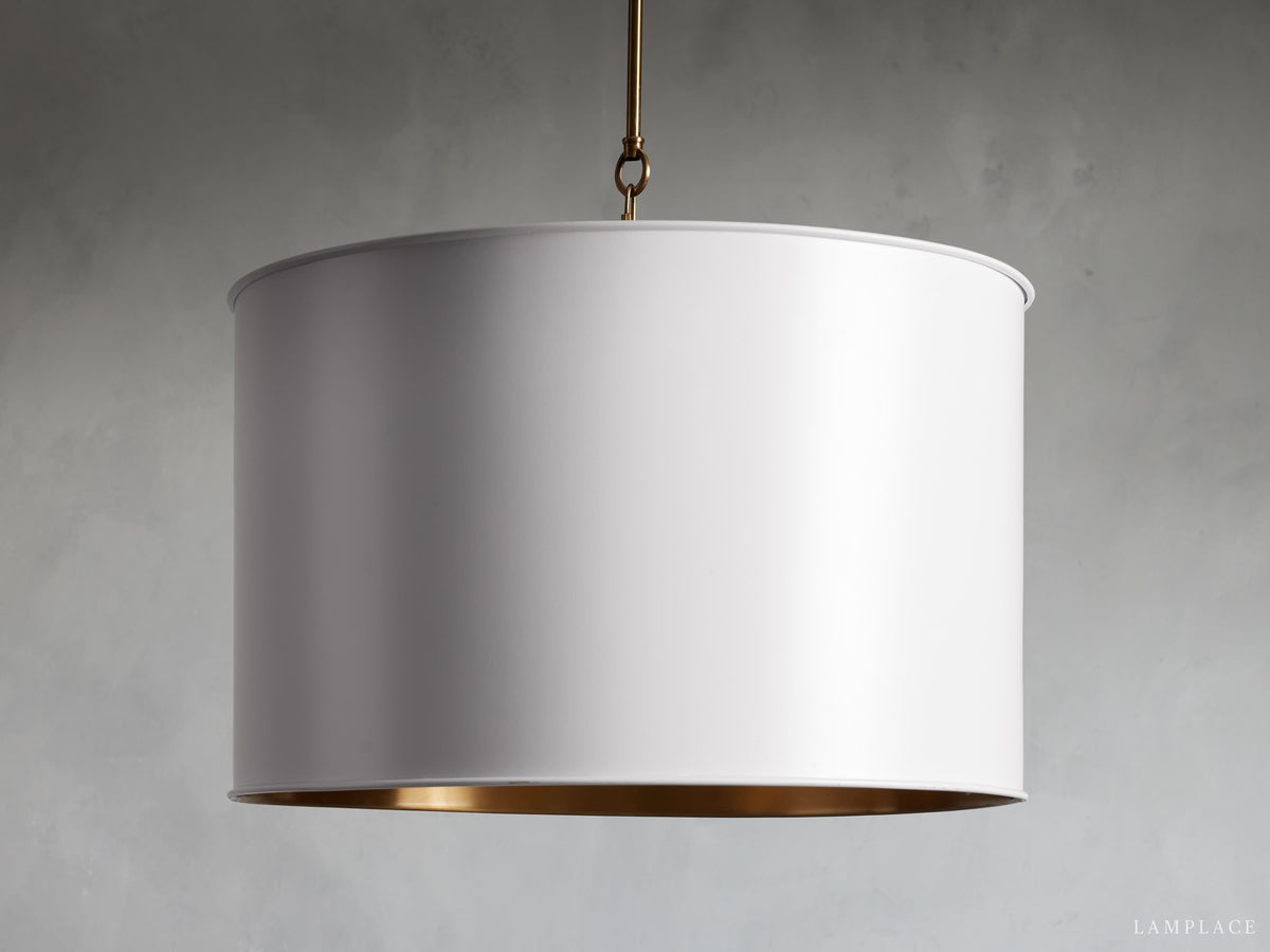 Watley Metallic Drum Pendant Light