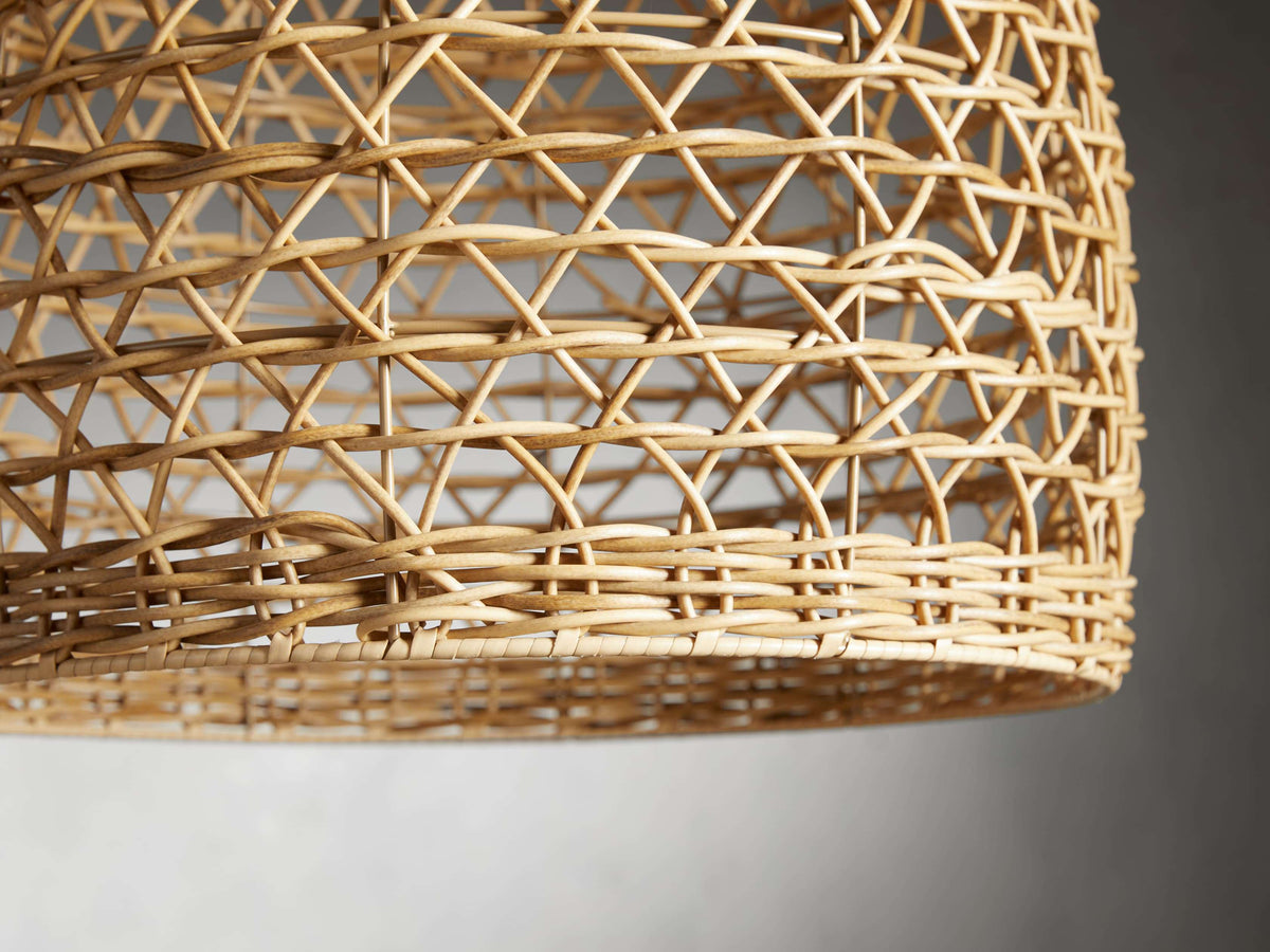 Braemar Natural Woven Pendant Light