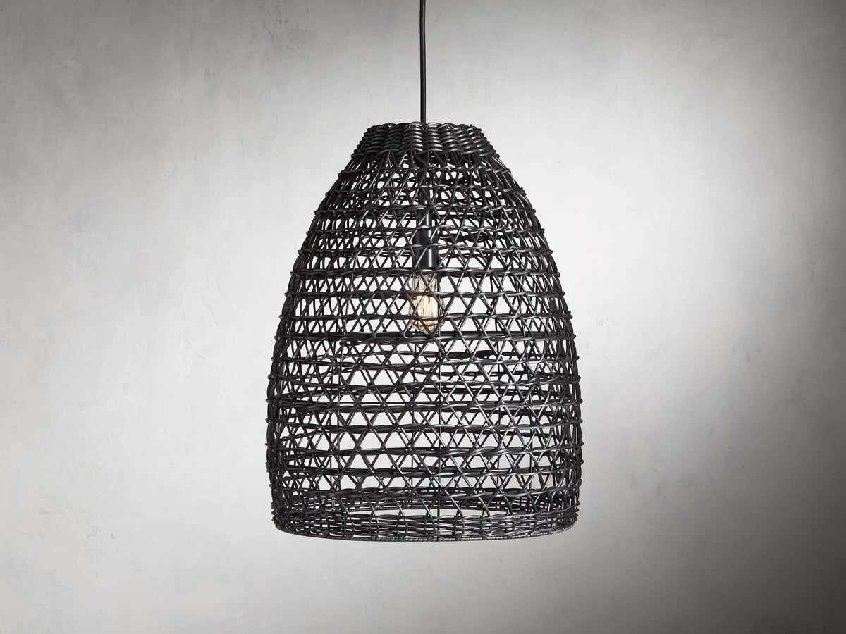 Braemar Natural Woven Pendant Light