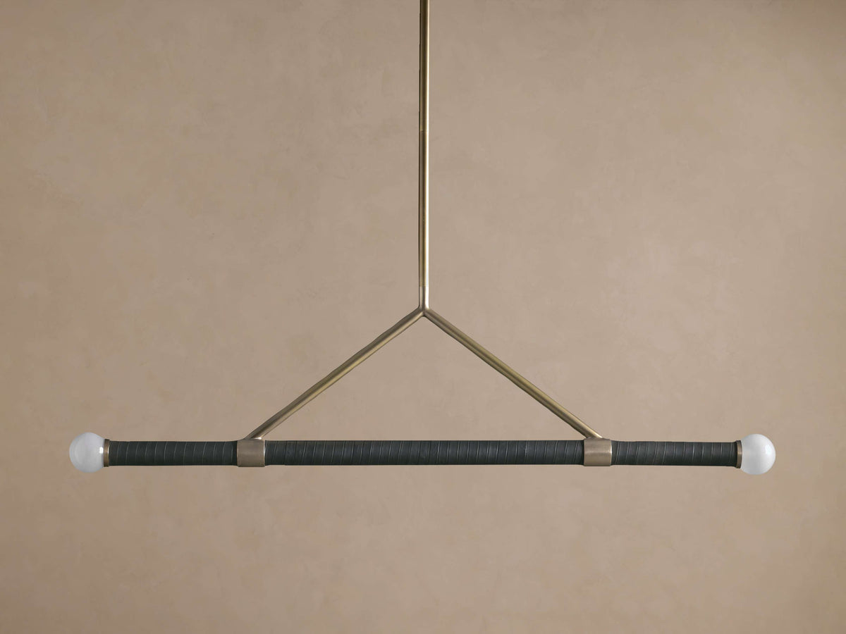 Randall Wrapped Leather Pendant Light