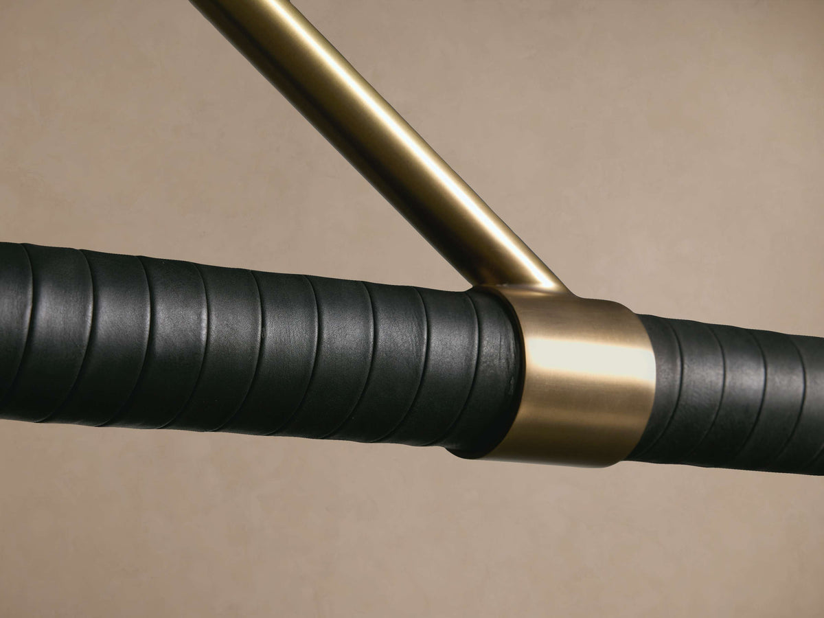 Randall Wrapped Leather Pendant Light