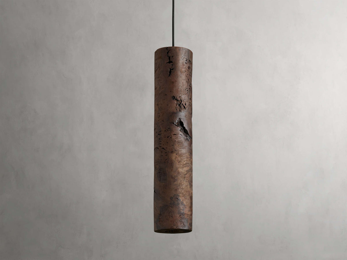 Dedalo Natural Wood Pendant Light