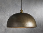 Recycled Metal Dome Pendant Light
