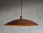 Recycled Metal Fan Pendant Light