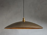 Recycled Metal Fan Pendant Light