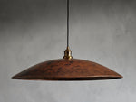 Recycled Metal Fan Pendant Light